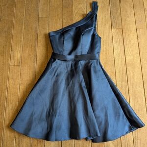 Nwt Women's Tiger Lily Elegant One-Shoulder Navy Dress Size Small